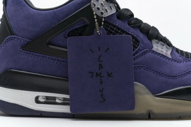 AJ4-766302 Jordan Retro Air Scott 4 Travis Purple x 0809